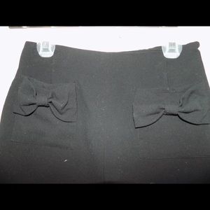 Forever 21 Black High Waisted Bow Shorts